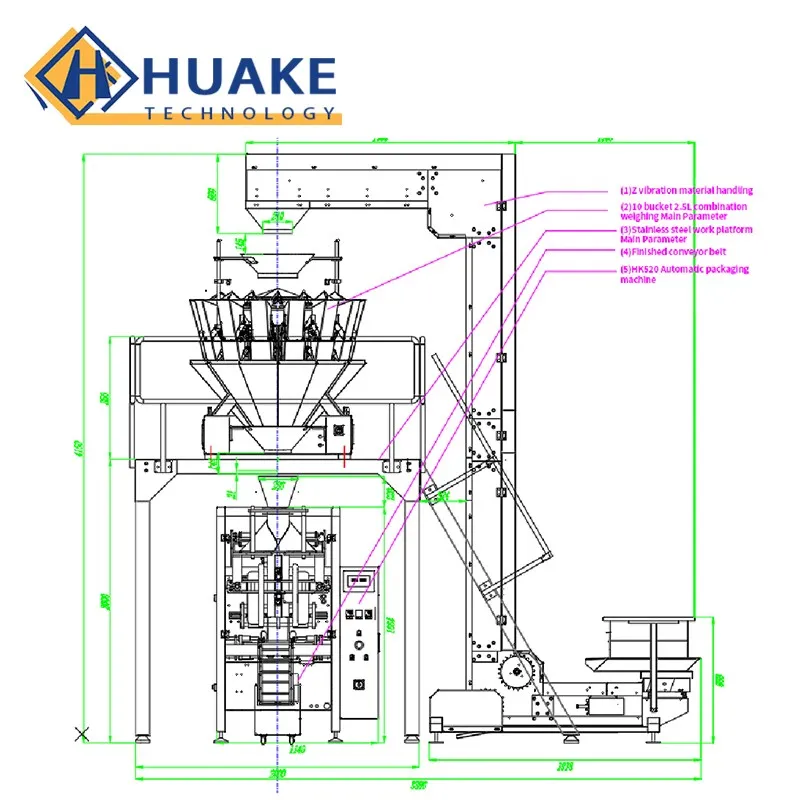 Automatic Vertical Weighing Packaging Machine